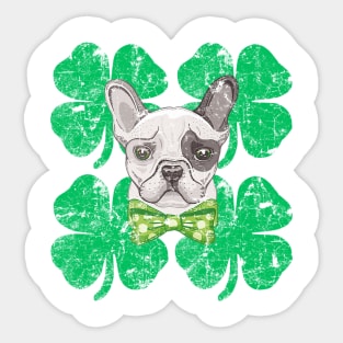 Funny Bulldog lover for irish - saint patrick best gift Sticker